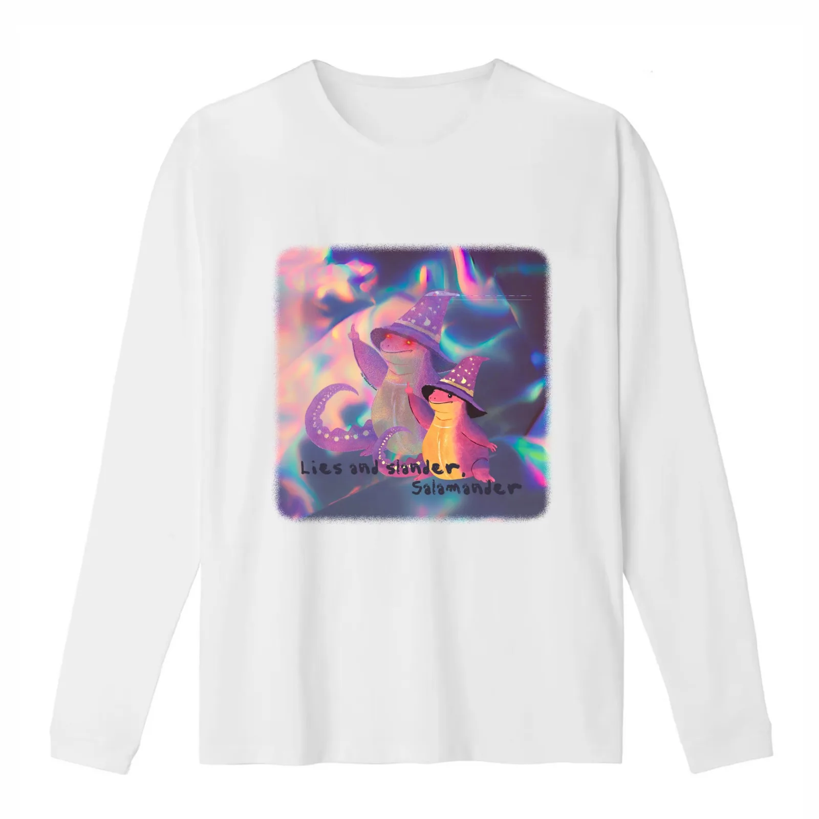 Salamander of lies T-Shirt Summer Casual Cotton Tee Oversized Streetwear Tops Vintage Graphic Print Loose Fit Short Sleeve
