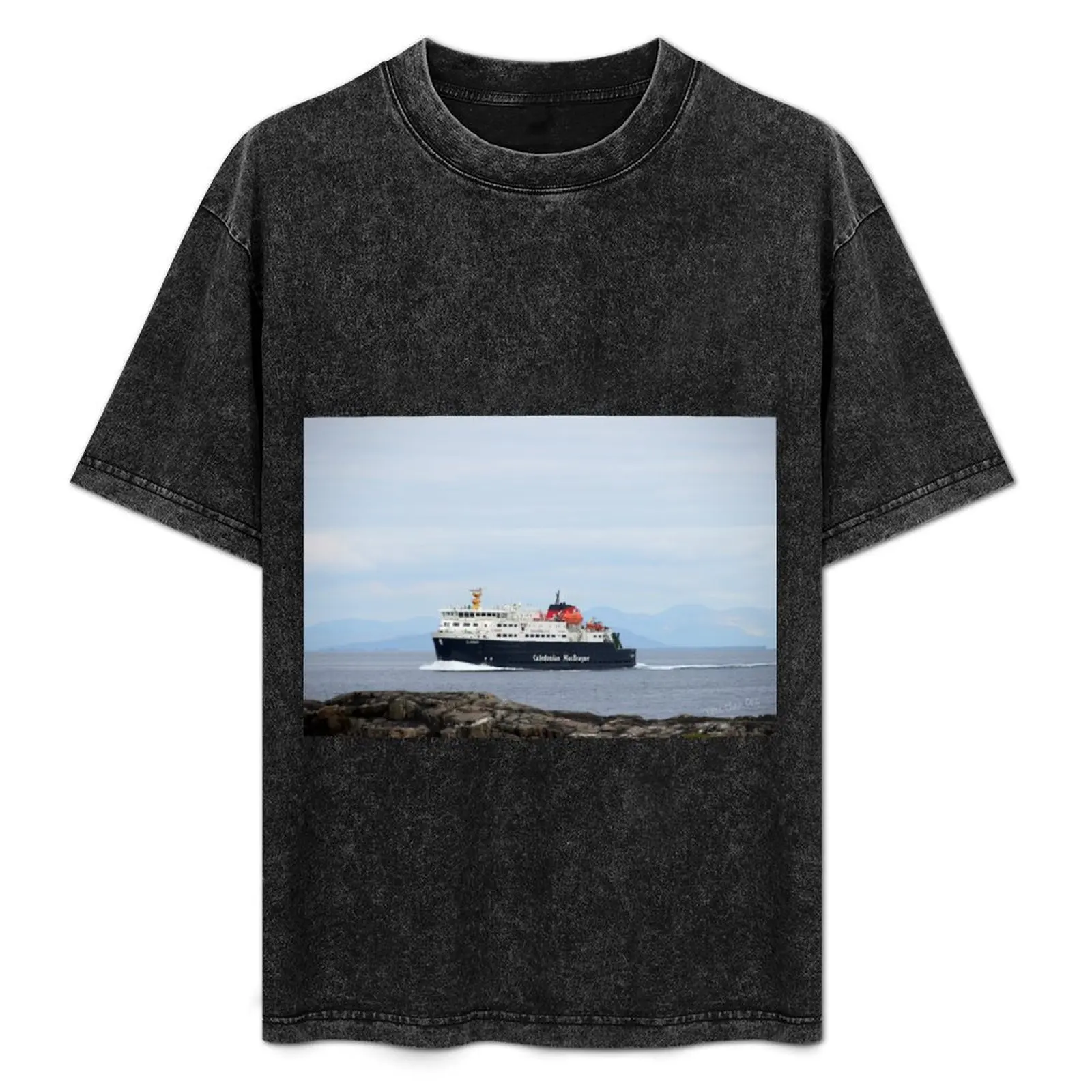 

MV Clansman Arriving at Tiree T-Shirt t shirt man plain man t shirt luxury T-Shirt