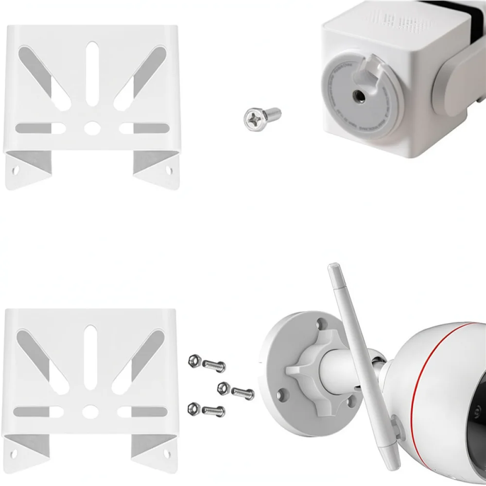 Metal Corner Mounting Base For Eufy SoloCam S340 Security Camera External Wall Angle Support Holder Hardware