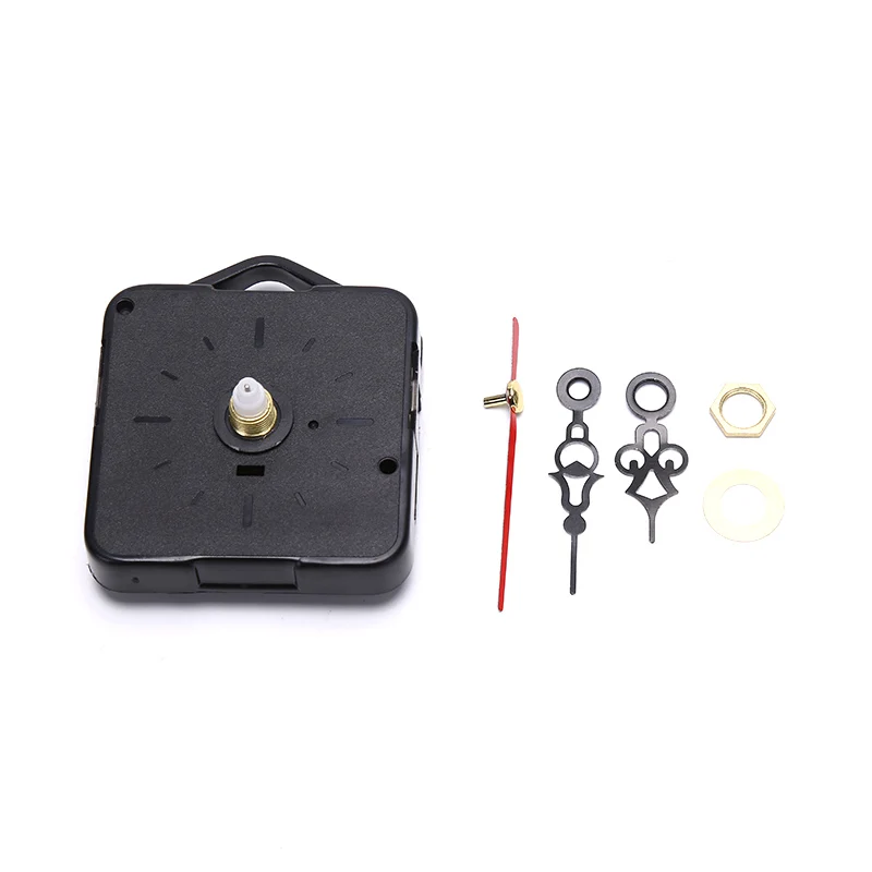 1Set Plastic Aluminum Quartz M5168 Clock Movement Mechanism Hands Wall Repair Tool Parts Sets Quiet Silent Mode