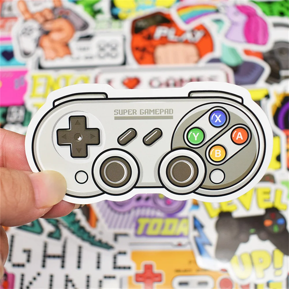 50PCS Nostalgic Game Console Graffiti Stickers Laptop Luggage Suitcase Guitar Skateboard Motorcycle Car Stickers