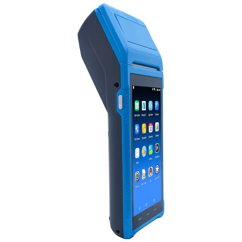 Android 12 Handheld POS Terminal Touch Screen All in One Cash Register with Receipt Printer Barcode Scanner QR Code Payment