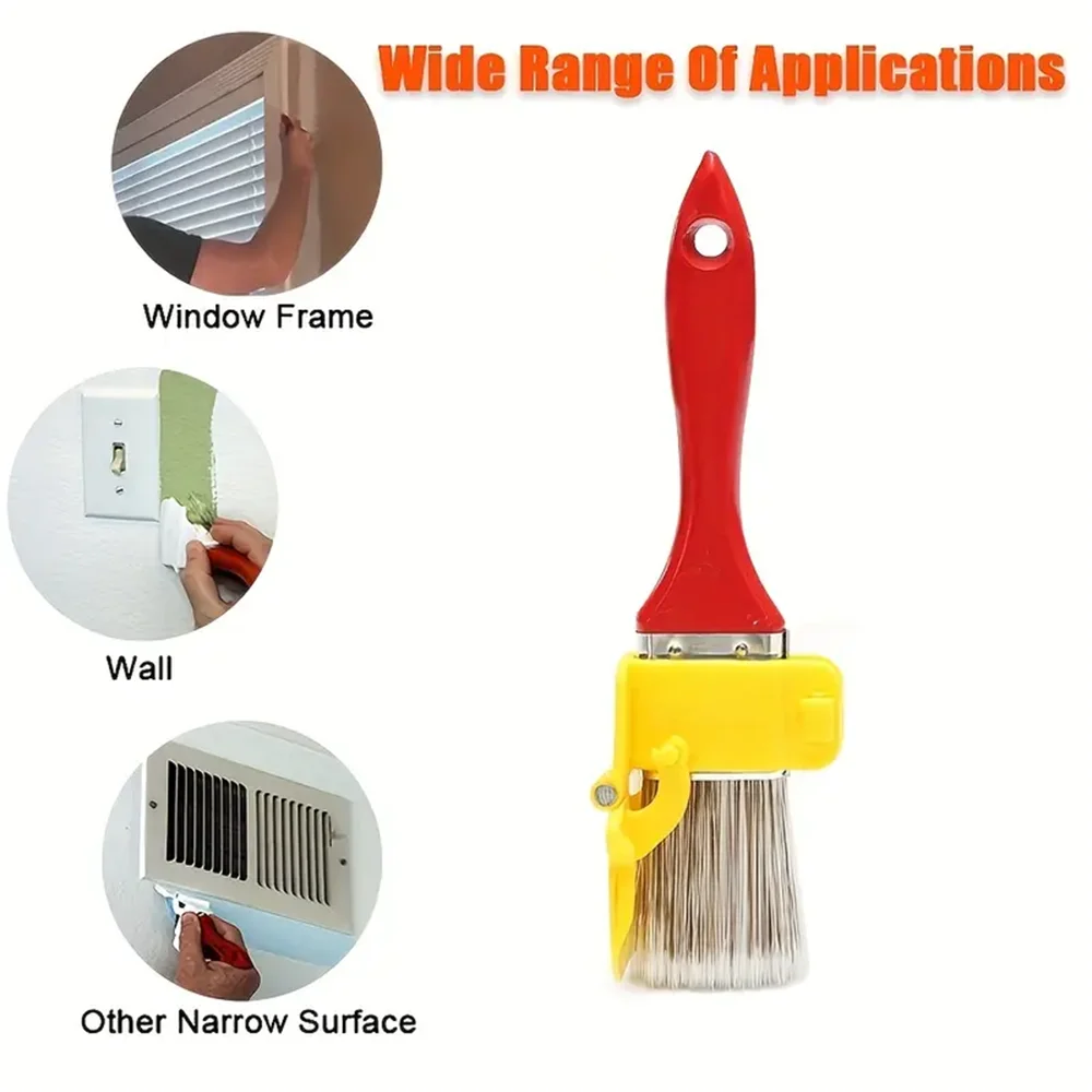 Edging Color Separation Paint Brush Portable And Durable Lightweight Cleaning Brush Painting Brush With Wooden Handle Tool