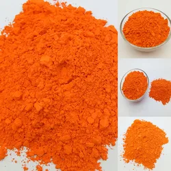 500G Orange Ceramic Pigment Daily Use Porcelain Craft Porcelain Sanitary Ware Pigment Coloring Supplies Temperature 1000-1280℃