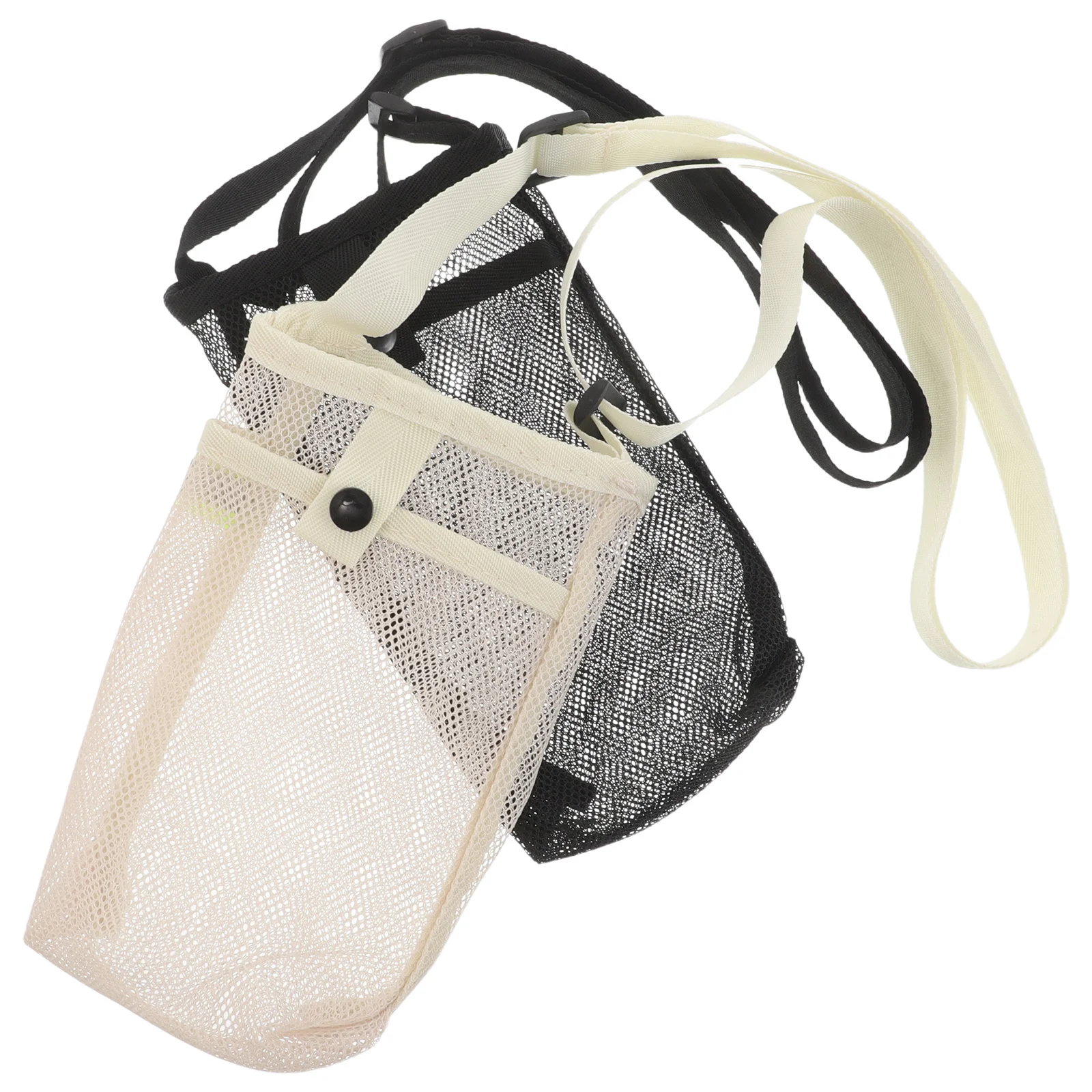 

2pcs Water Bottle Protective Cover Mesh Insulated Holder For Outdoor Hiking Travel Daily Use Portable Cup Sleeve Carrier