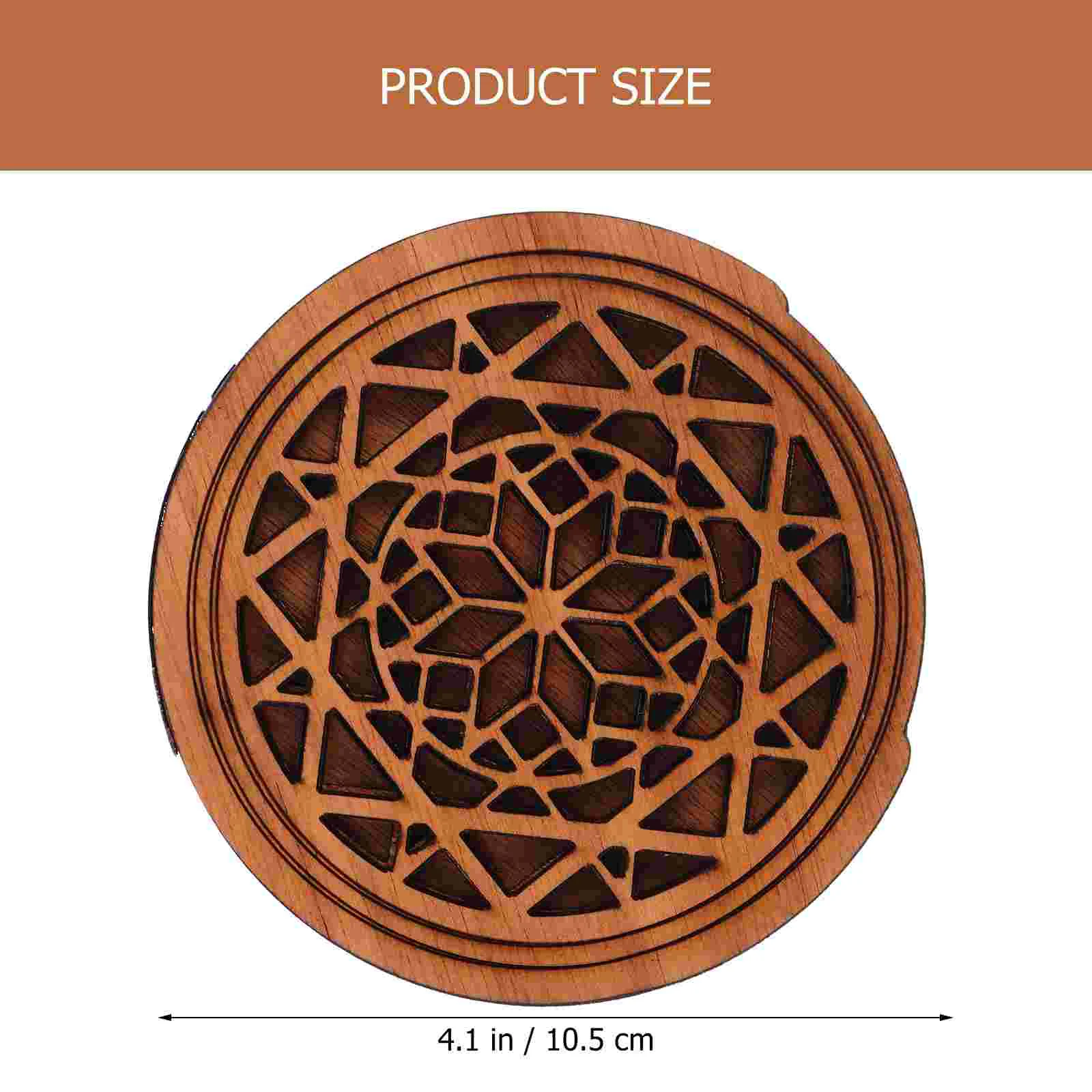 Guitar Sound Hole Cover Soundhole Stopper Solid Wood Damper Absorber Resonator Screen Parts Case Accessory