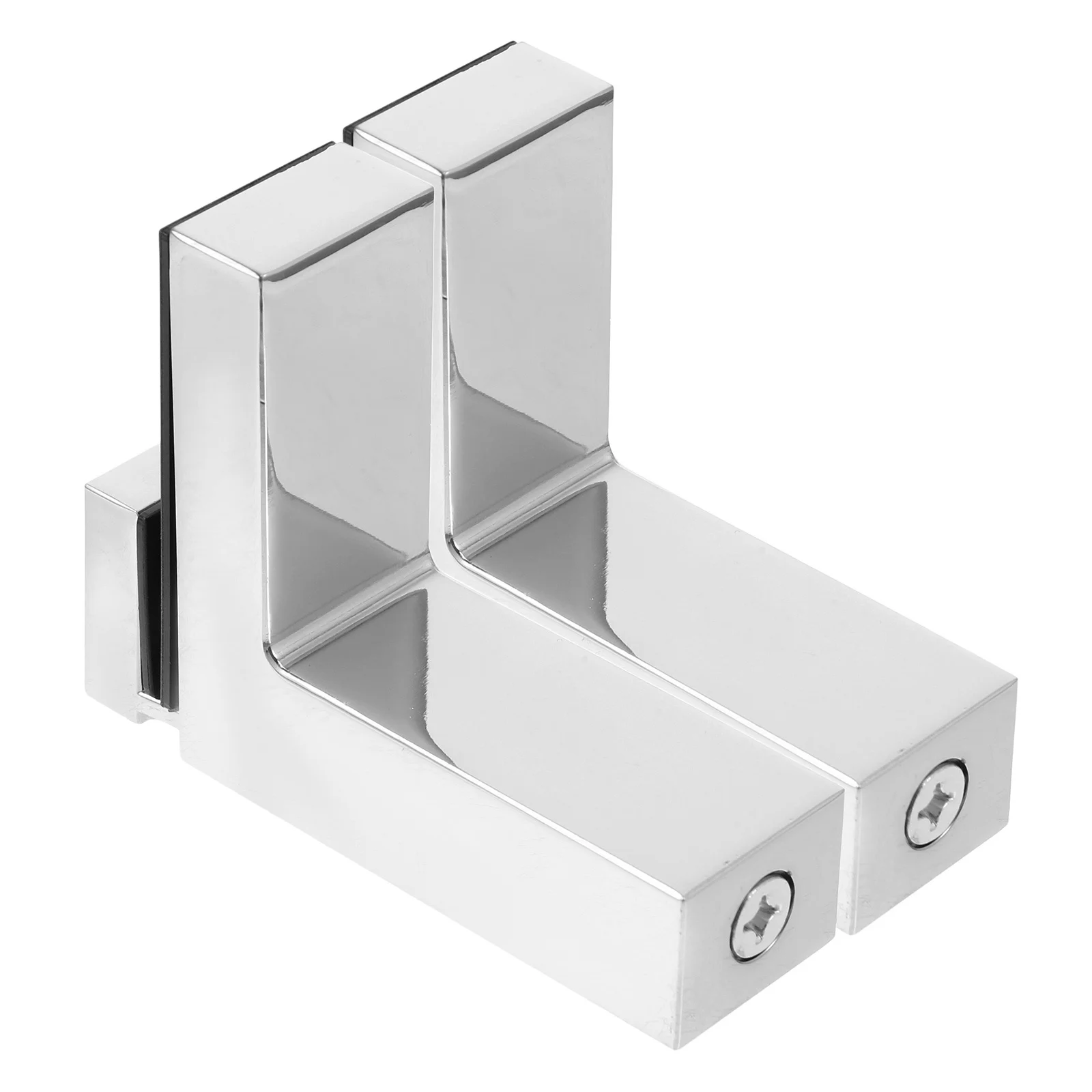 

2pcs Glass Brackets Adjustable Wall Mount Shelving Supports 3-36Mm Thickness Durable Metal Clips Home Organization Hardware