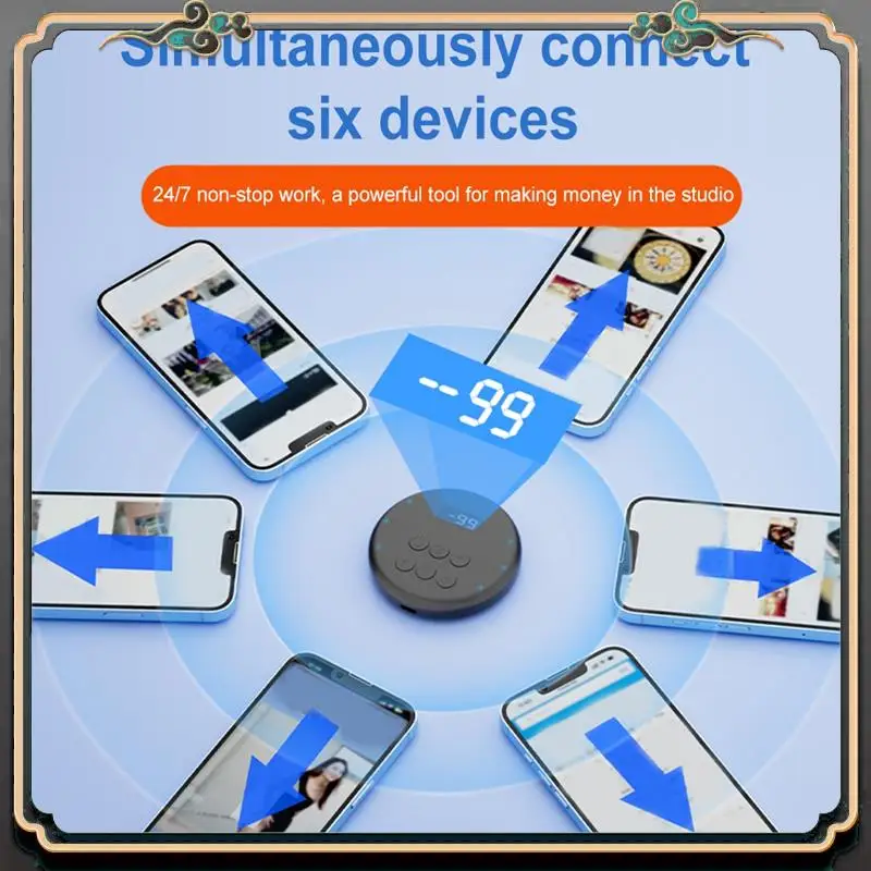 ASMA-Phone Screen Auto-Clicker Video Taps Simulation Finger Click Device Wireless Mobile Screen Slider للبث المباشر
