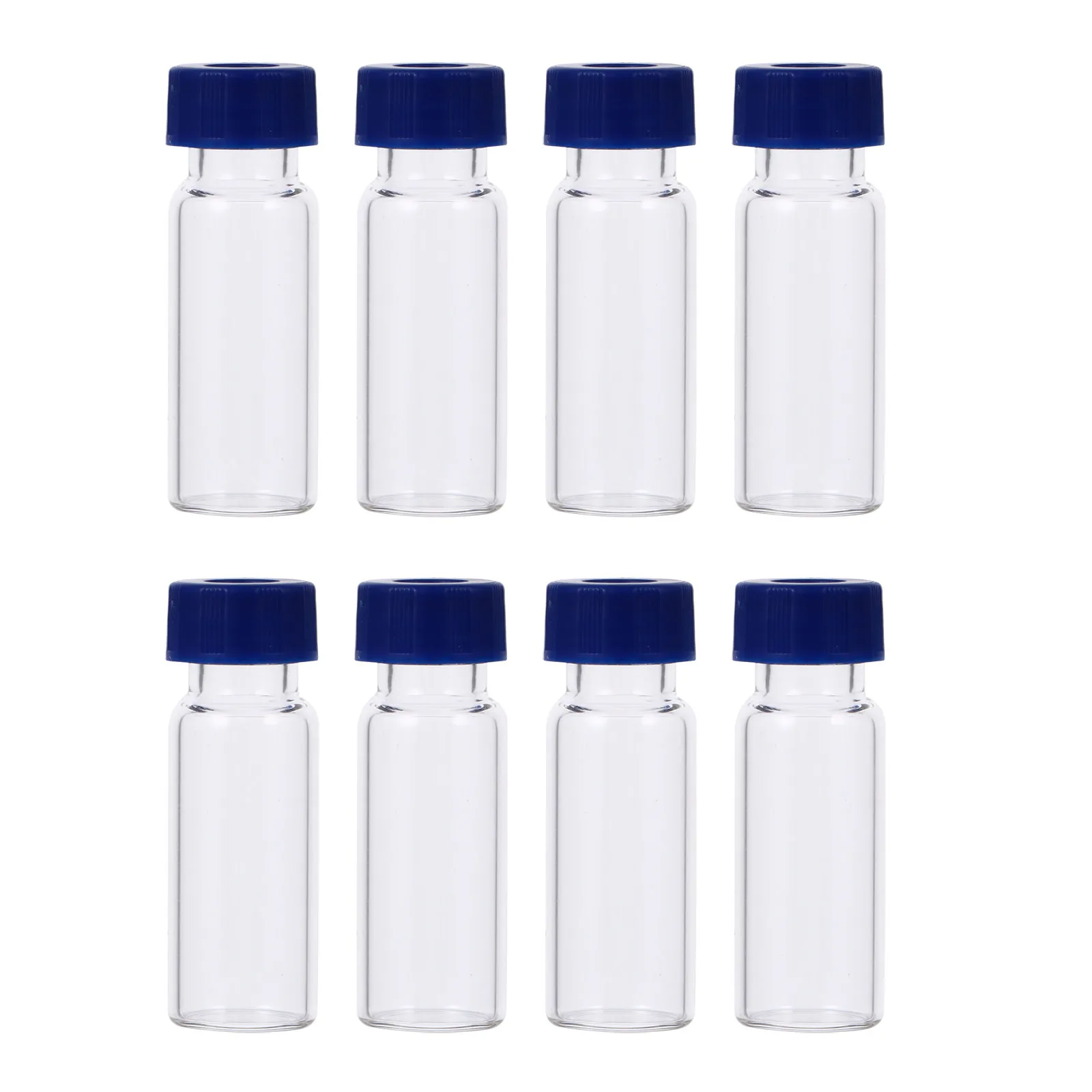 100Pcs Sampling Vials Bottles 1.5ml 2Ml Clear Polypropylene Liquid Sample Containers for Lab Chromatography Reagents