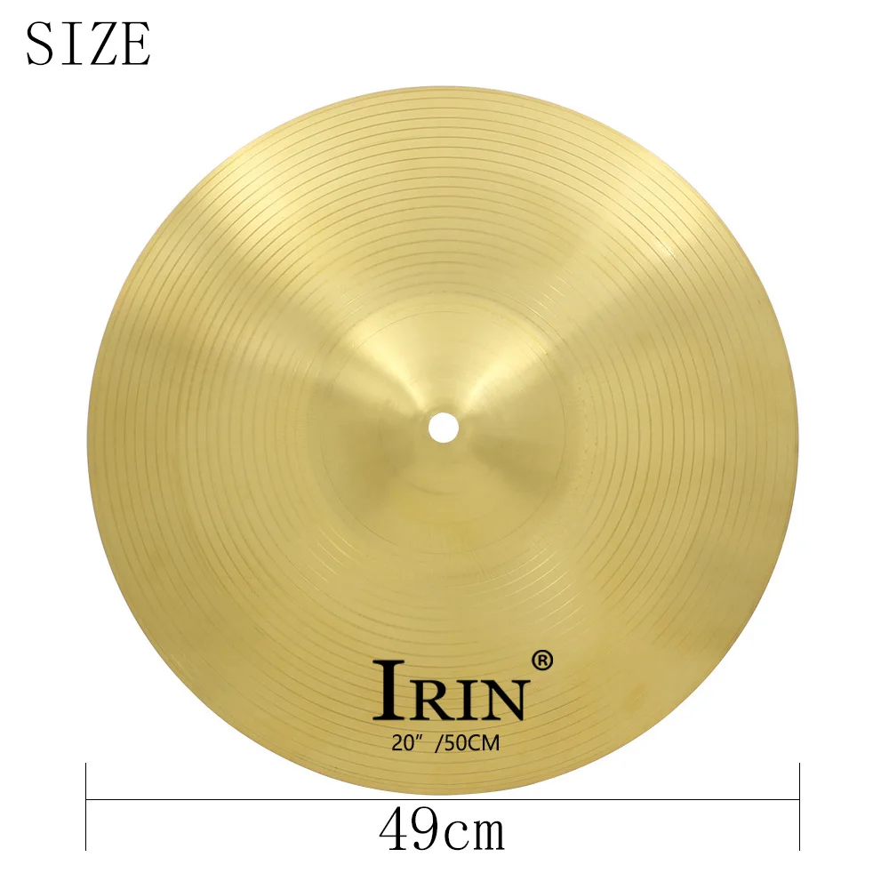 IRIN Drum Set Becken 8/10/12/14/16/18/20 Zoll Messing Becken Splash Crash Hi-Hat Jazz Drum Becken Percussion Instrument Teile – Detail 14
