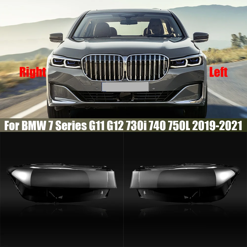 

For BMW 7-Series G11 G12 730i 740i 2019 2020 2021 2022 Front Headlight Shell Lampshade Headlamp Cover Plexiglass Car Accessories