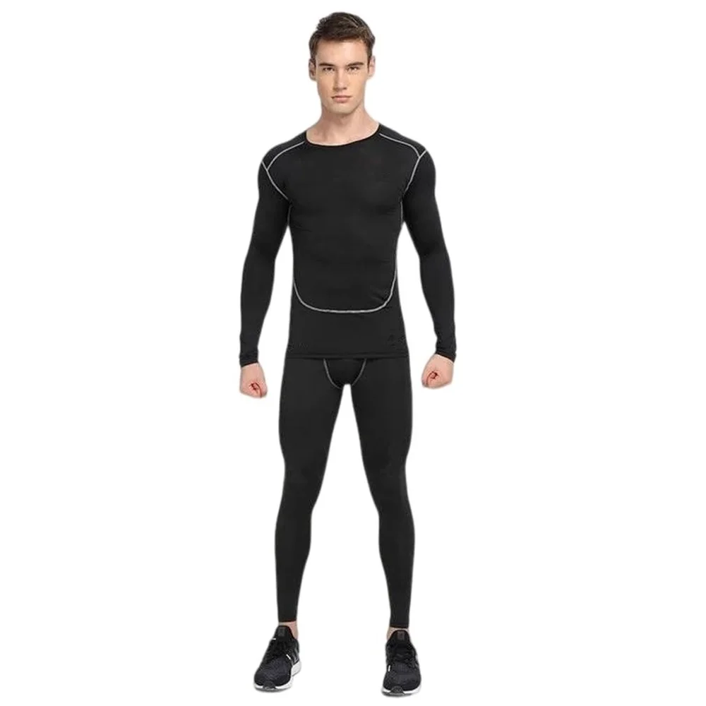 Thermal Underwear Men Compression Long Johns Keep Warm Winter Inner Wear Clothes For Tracksuit Fitness Men Clothes Elastic