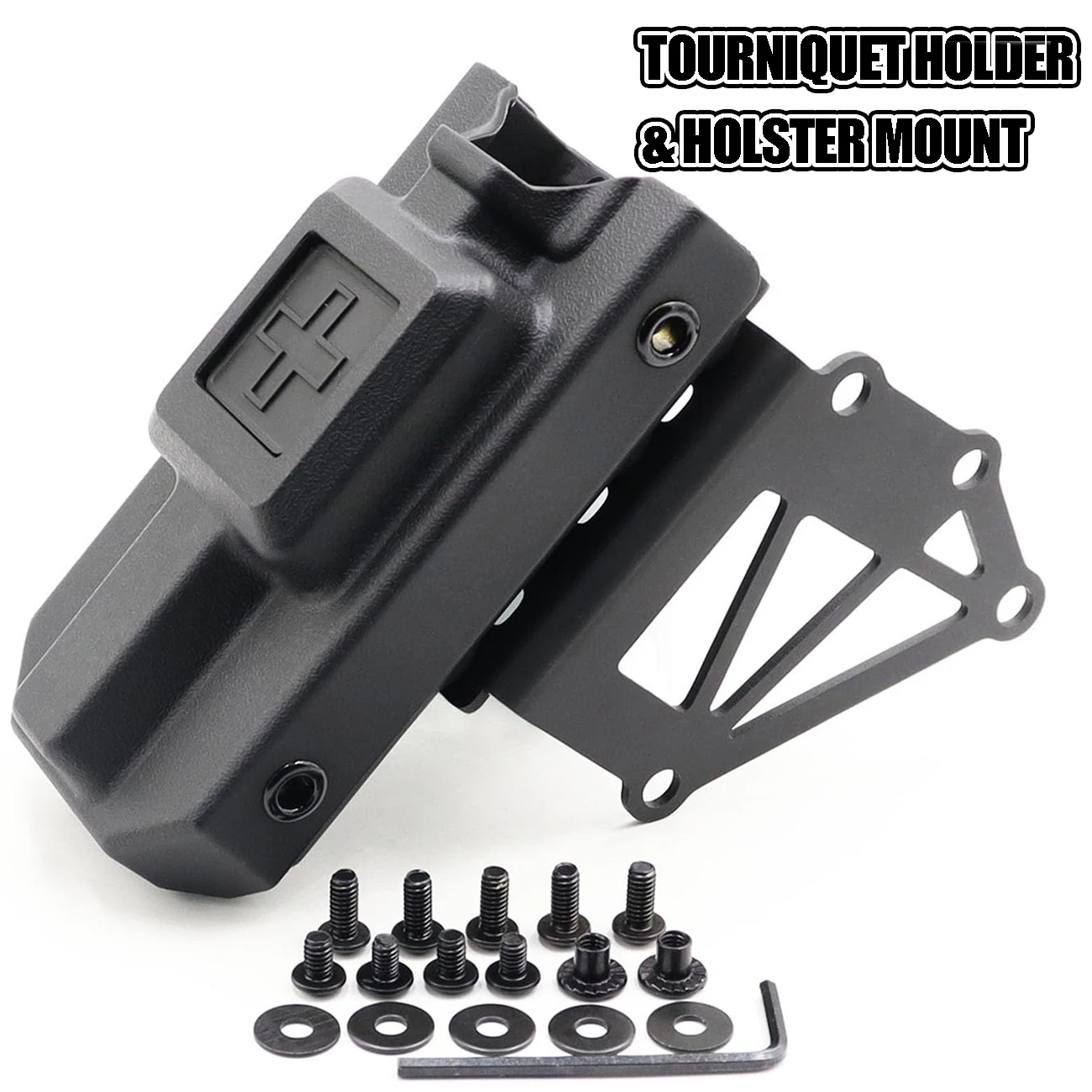 Tactical Tourniquet Holder Adapter with Tourniquet Holder Extended QLS Extension Accessories for 3-Hole Right Holster