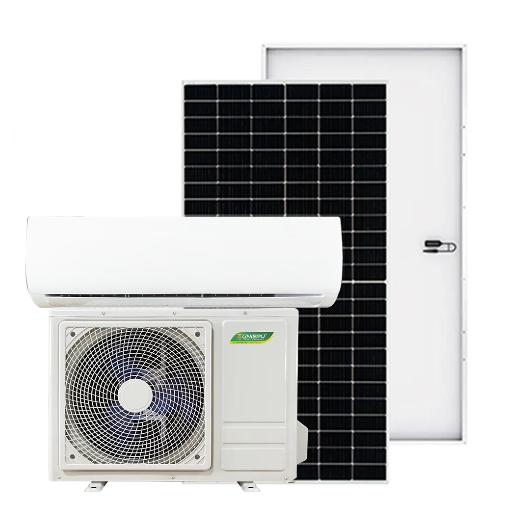 Thermal and Cold Aires Acondicionados Solares Hybrid  Solar Mini Split Ac air Conditioners System with Panel for Homes