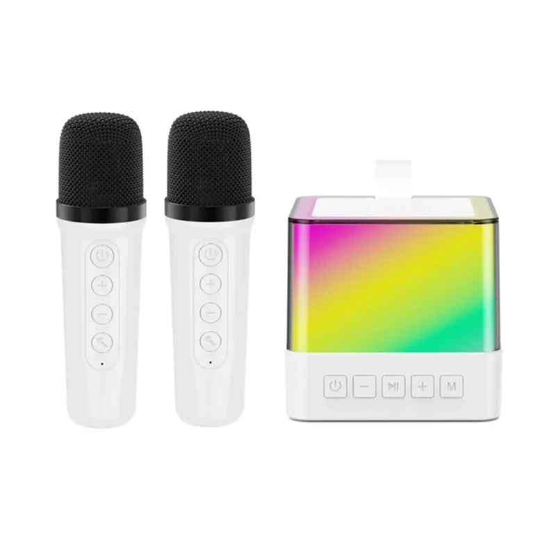 NUOVO altoparlante Bluetooth caldo portatile domestico carino karaoke mini audio wireless con microfono macchina per canto familiare K Song