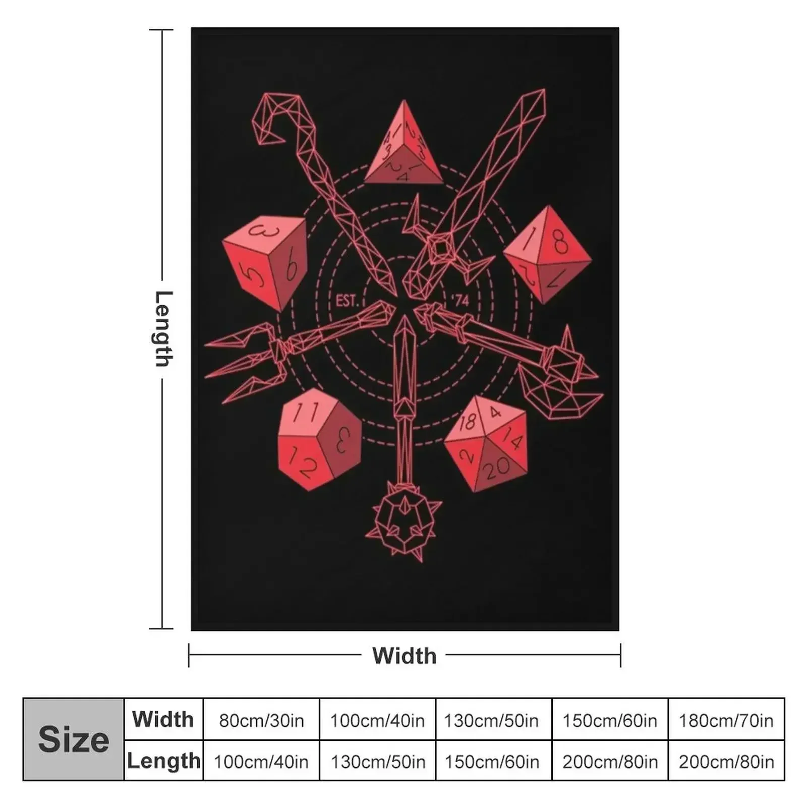 Roleplayer - Choose Your Red Weapon Throw Blanket Bed linens Thin Quilt Custom Blankets