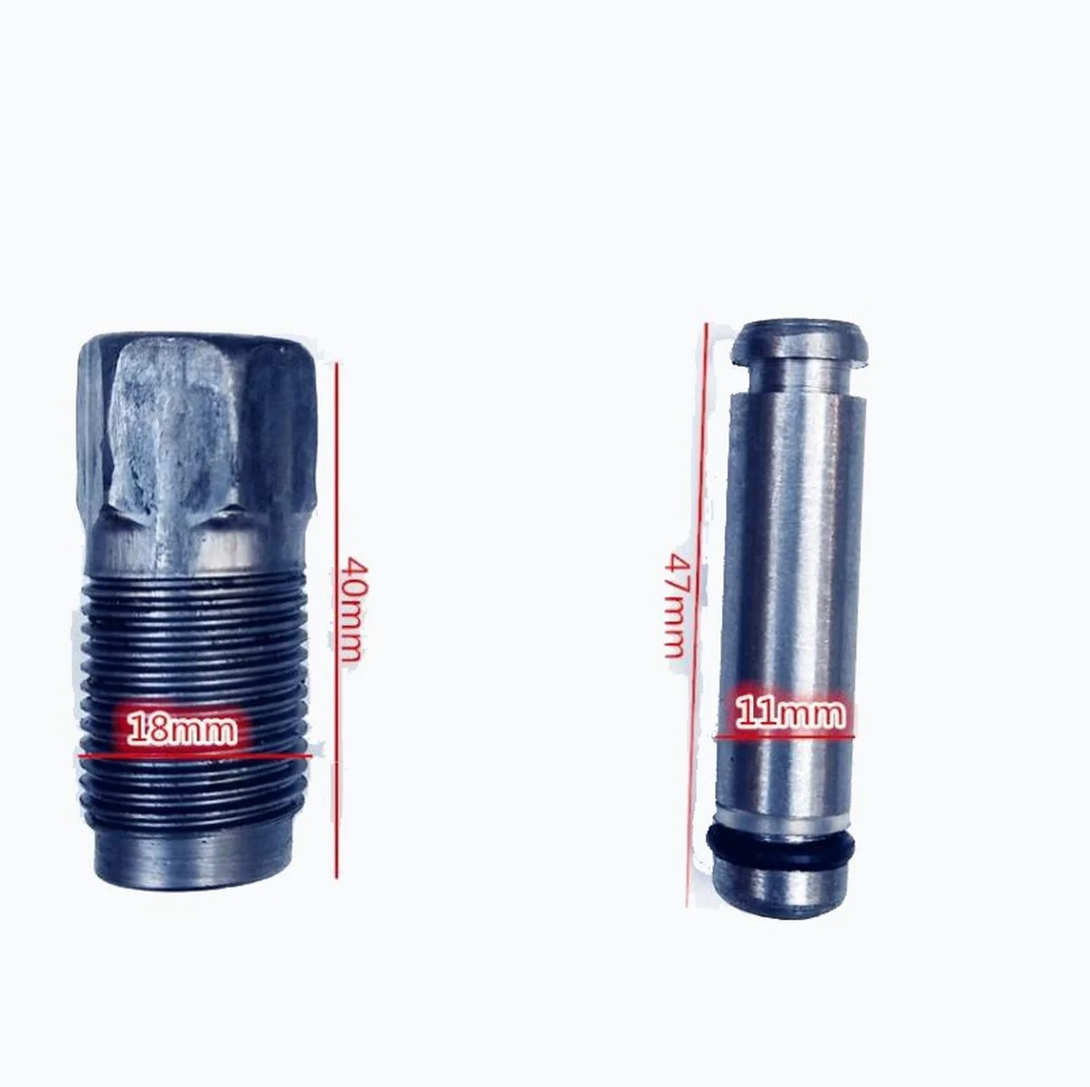 1set Horizontal Jack Oil Pump Components Small Oil Cylinder Pump Plunger 2T Hydraulic Jack Oil Pump Accessories Auto Repair Tool