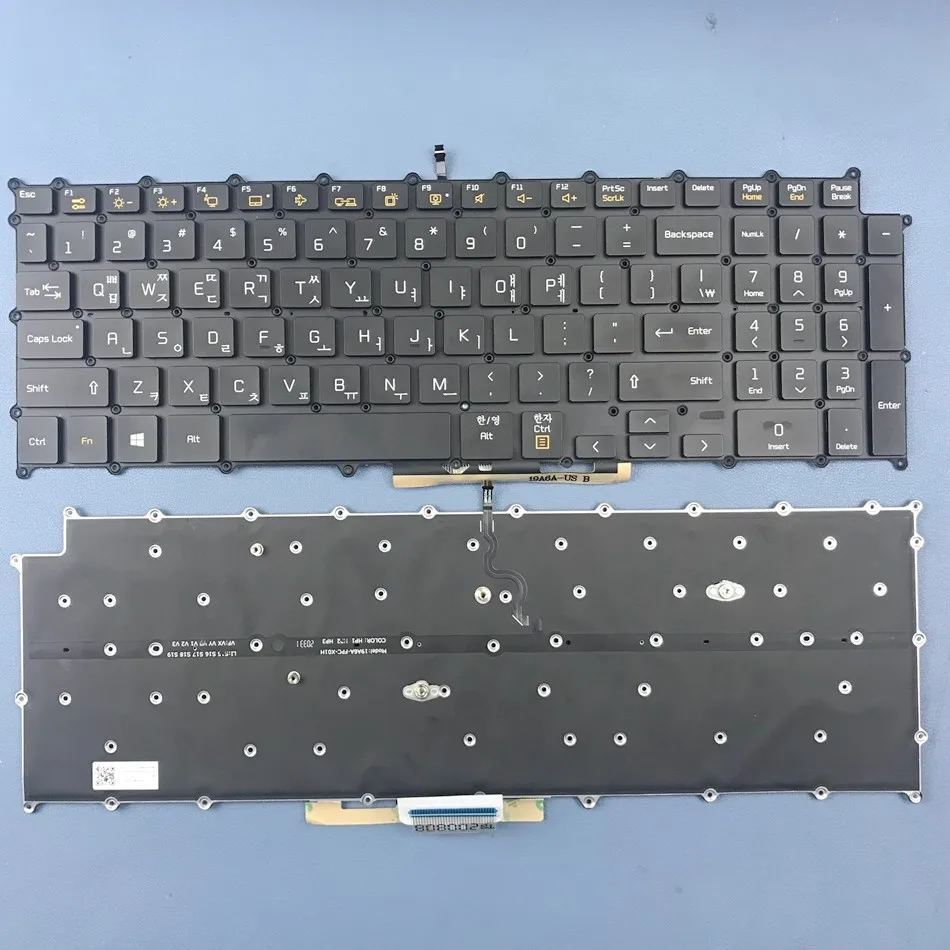 

Korean Backlit Keyboard For LG Gram LG 17Z90N-V -N 17U70P 17U70P-P 17UD70P Series