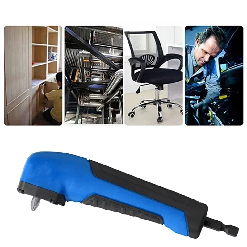 AFOURT-krachtige hoekboorverlengingsadapter 90 graden haakse boorschachtaccessoires Multifunctionele elektrische gereedschapsonderdelen