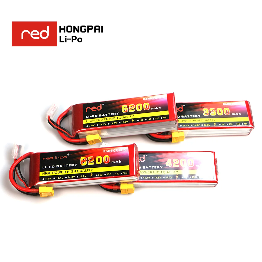 2S 7.4V 1300 1800 2200 3300 4200 5200 6200mAh 35C 35C 60C Toys LiPo Battery For RC Air. plane Helicopter Drone Car