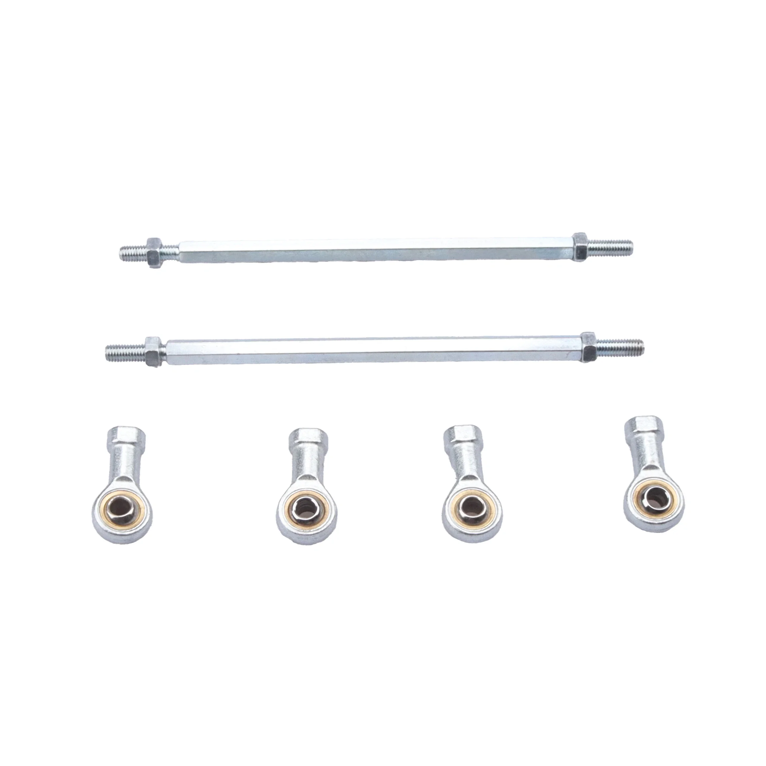 

1 Pair 230mm 8mm Steering Tie Rod Kit Fisheye Ball Joints Accessories For 49cc Electric Mini Kids Beach Car Go-Kart Quad Bike