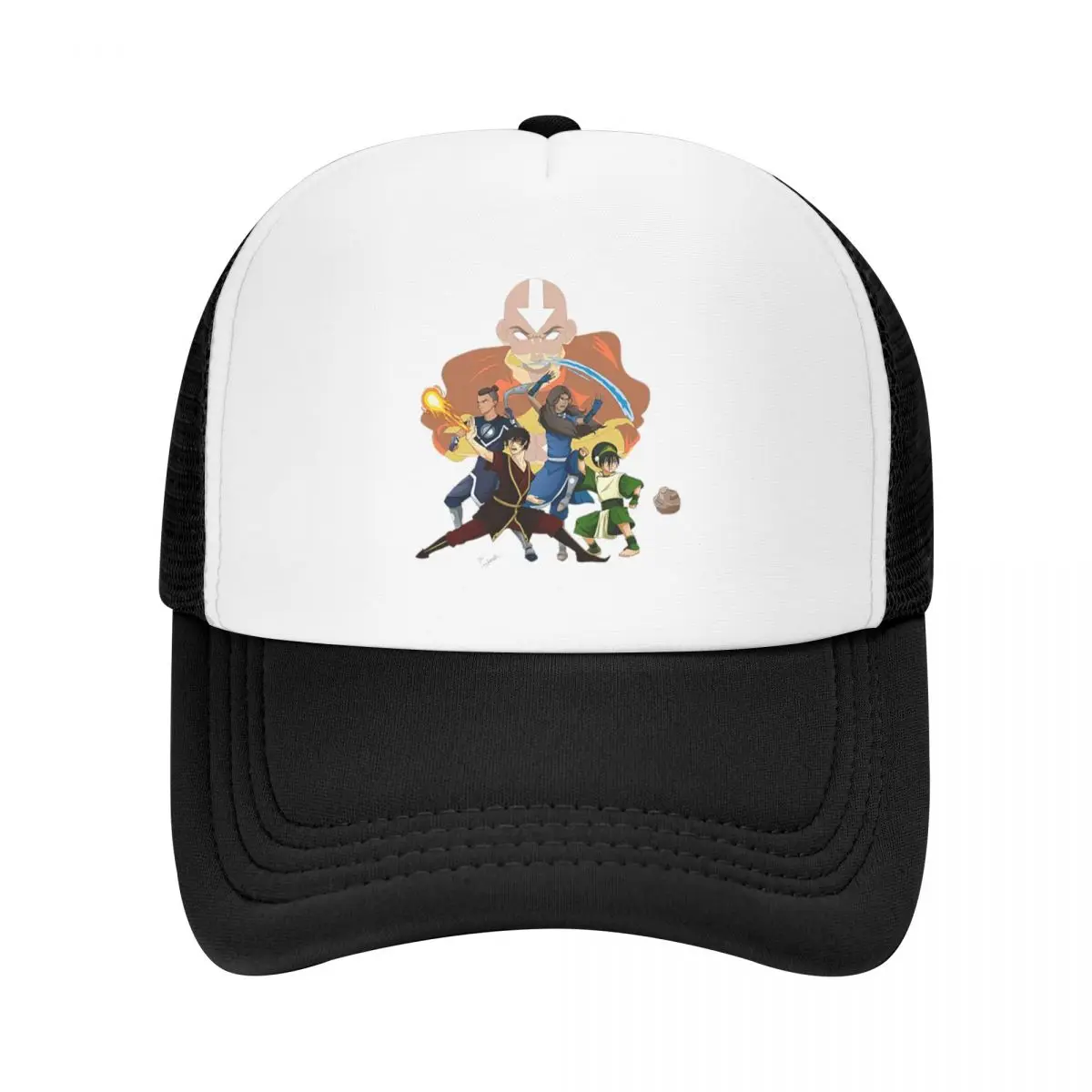 The Last Paintbender Team Avatar Ultimate Cap Mesh Baseball Caps Adjustable Hat Hip Hop Summer Unisex Baseball Hats