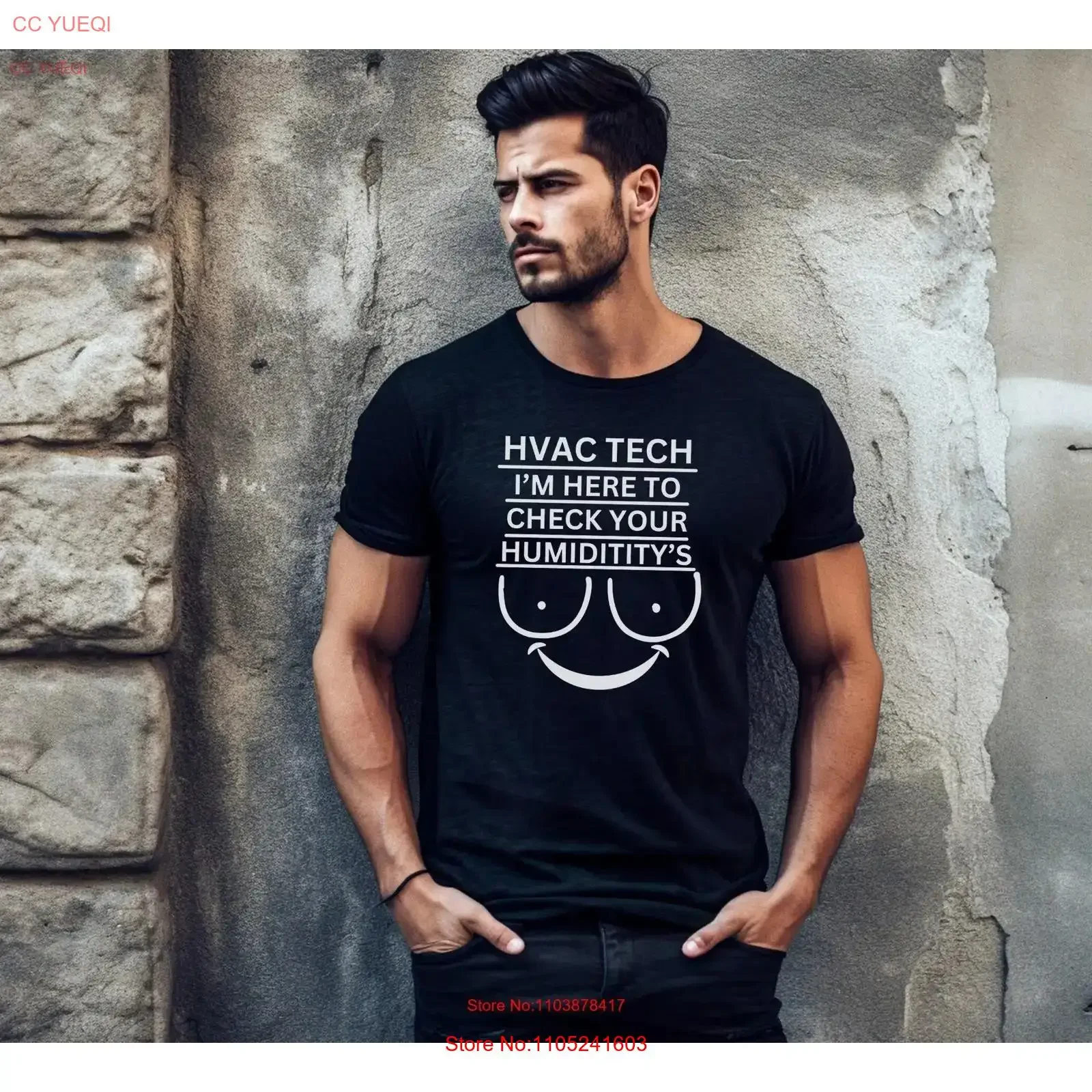 HVAC T Shirt s tech for Dad Boy Friend Funny Technician vintage Washed Top For Everyday Wear Stylish streetwear Comfortable