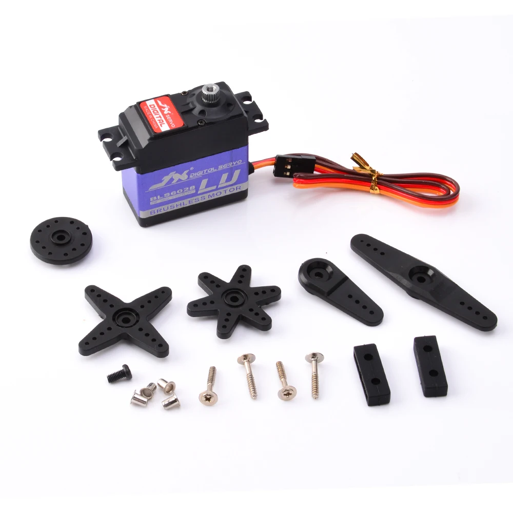 

JX BLS6028 28kg High Torque Metal Tooth Digital Brushless Servo For RC Car RC Drone Aircraft Parts
