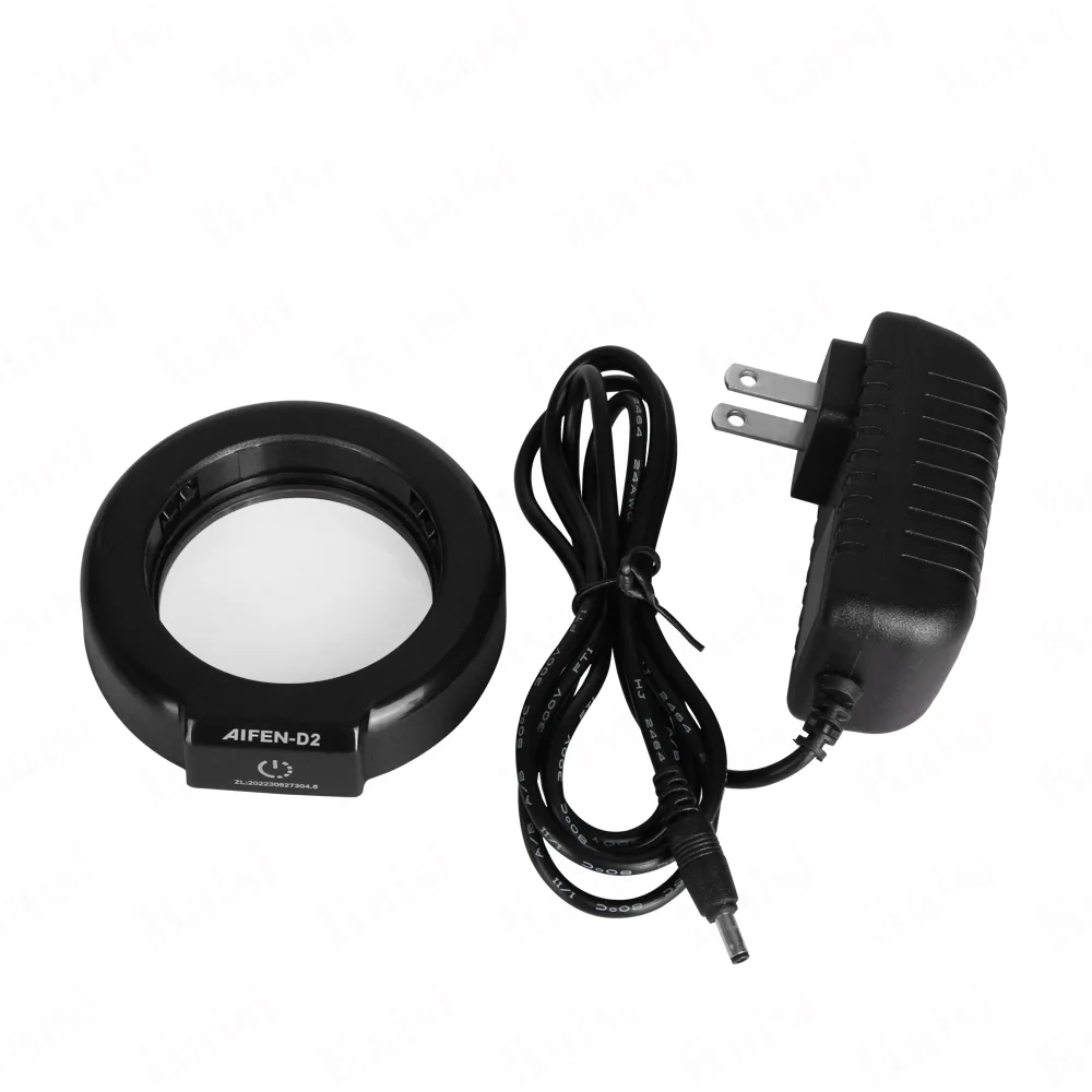 Mikroskop LED Lampu Cincin Lampu Iluminator dengan Cermin Tahan Minyak untuk Mikroskop Lingkaran Cahaya Kamera Industri Sumber Cahaya
