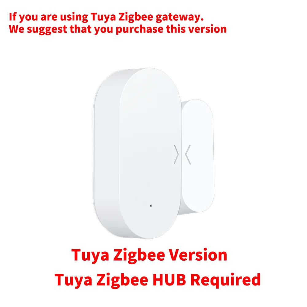 Zigbee 3.0 Tür- und Fenstersensor für Smart Home erfordert Zigbee-Hub-Unterstützung für Alexa, Zigbee2MQTT, ZHA und Home Assistant.