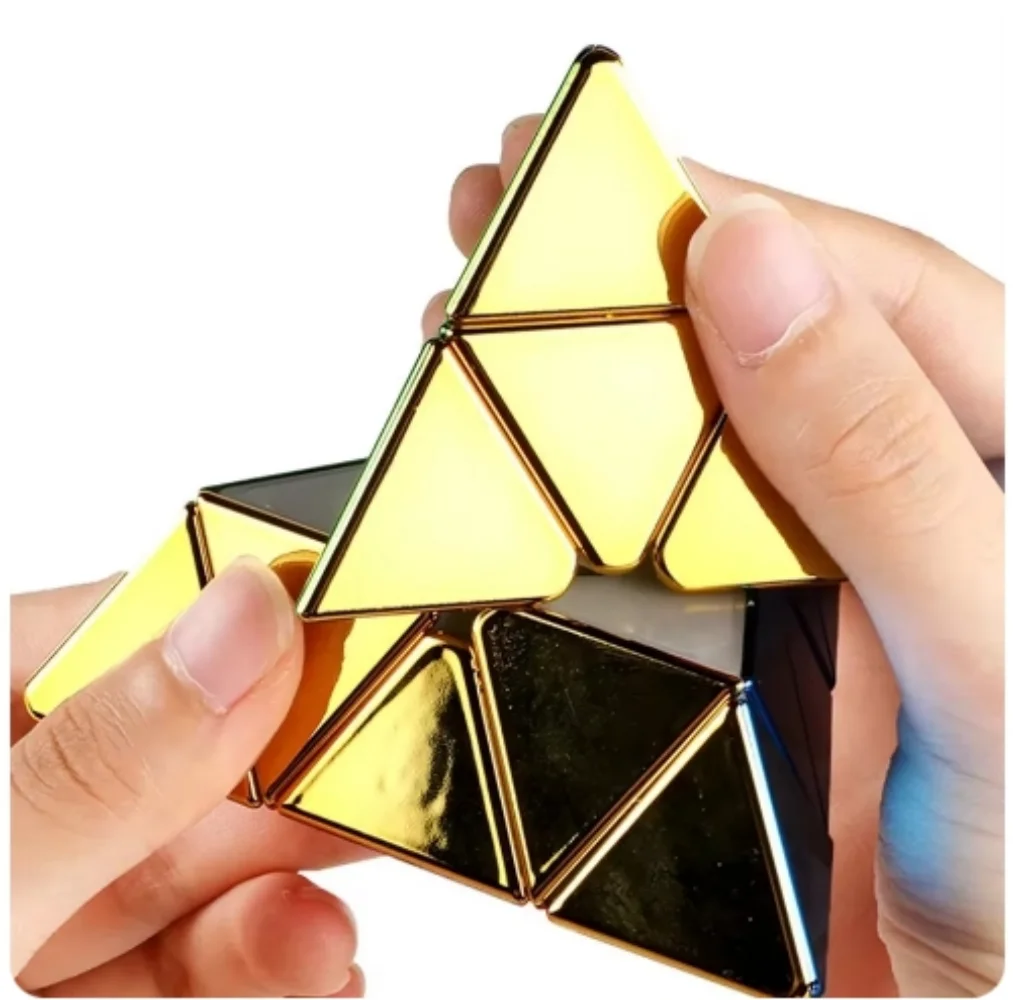 Shengshou Legende Plating 3X3 Piramide Magnetische Magische Kubus Professionele Snelheid 3X3X3 Puzzel Cubo Magico Educatief Speelgoed