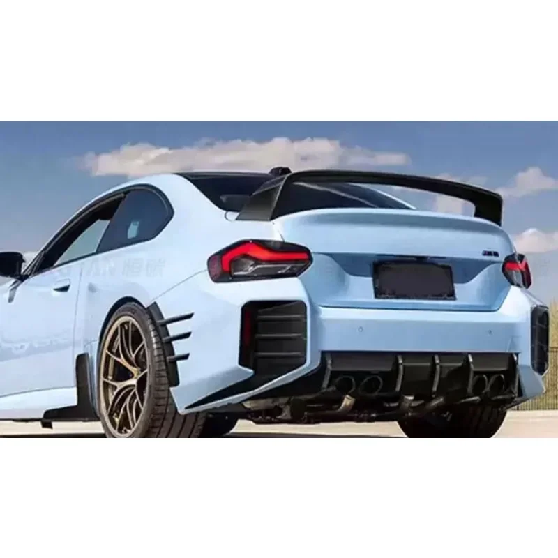 New! MP Dry Carbon Fibre For BMW M2 G87 2023+ Spoiler Tail Fins Rear Spoiler Guide Wing Rear Wing Body Kit Car Accessories Decor