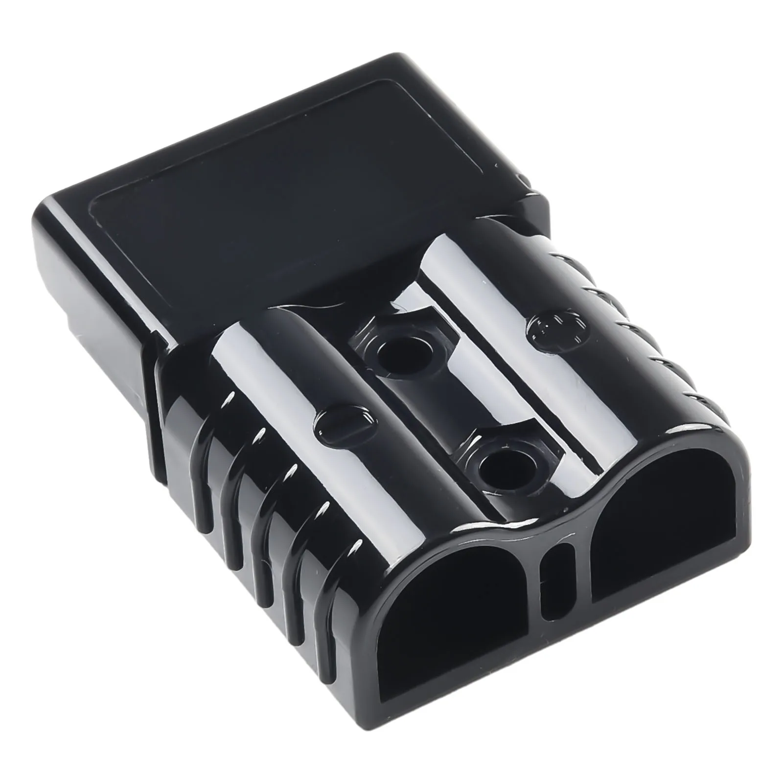 2PCS High Power Forklift Connector for 120A Use with UL94 V0 Fire Rating and Mechanically Keyed Housing for Safety