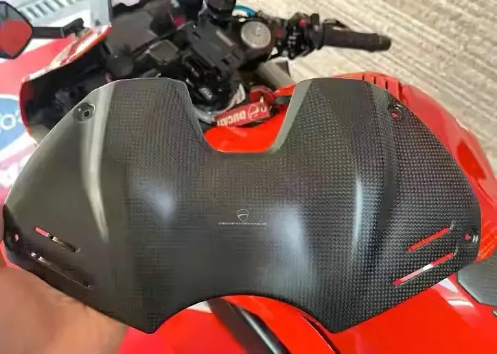 100% In Fibra di Carbonio Per DUCATI Panigale V4 V4S V4R SP 2018-2023 Moto Coperchio Della Batteria Carenatura Anteriore Serbatoio Carburante Airbox protezione