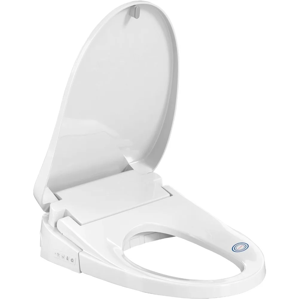 

Сиденье для унитаза для биде с беспроводным пультом дистанционного управления, женская и задняя мойка, регулируемая температура воды и давление, сиденье с подогревом и 4 уровнями