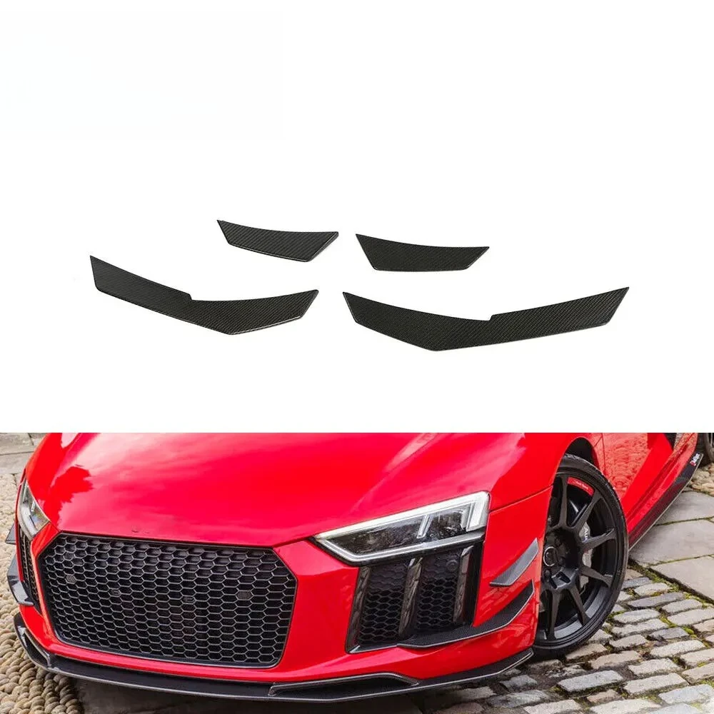 

Dry Carbon Fiber R8 V10 Front Lower Lip Splitter for Audi R8 V10 Spyder Convertible 2-Door 2016-2018