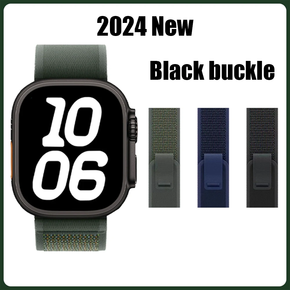 Trail loop For Apple Watch Ultra 2 Band 49mm 46mm 42mm 45mm 40mm 41mm Nylon sport bracelet correa iwatch 10 9 8 7 6 5 4 SE Strap