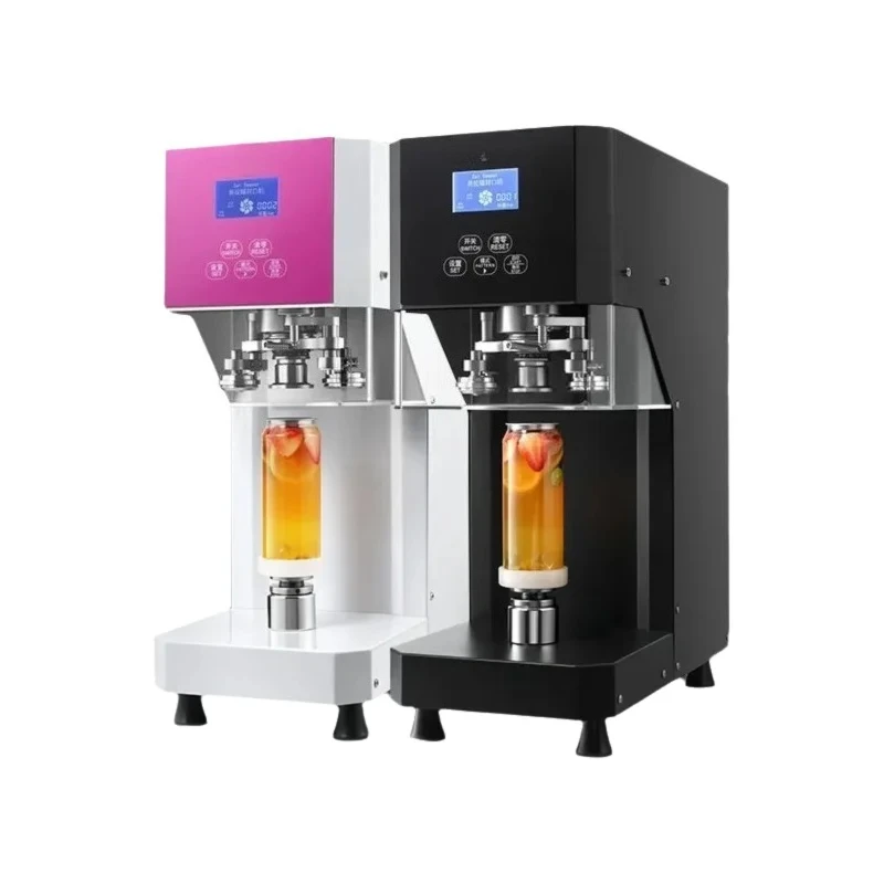

Fully Automatic Can Sealing Machine Commercial Sealer for Milk Tea, Beverages and Plastic Cans Cup Sealing and Lidding Machine