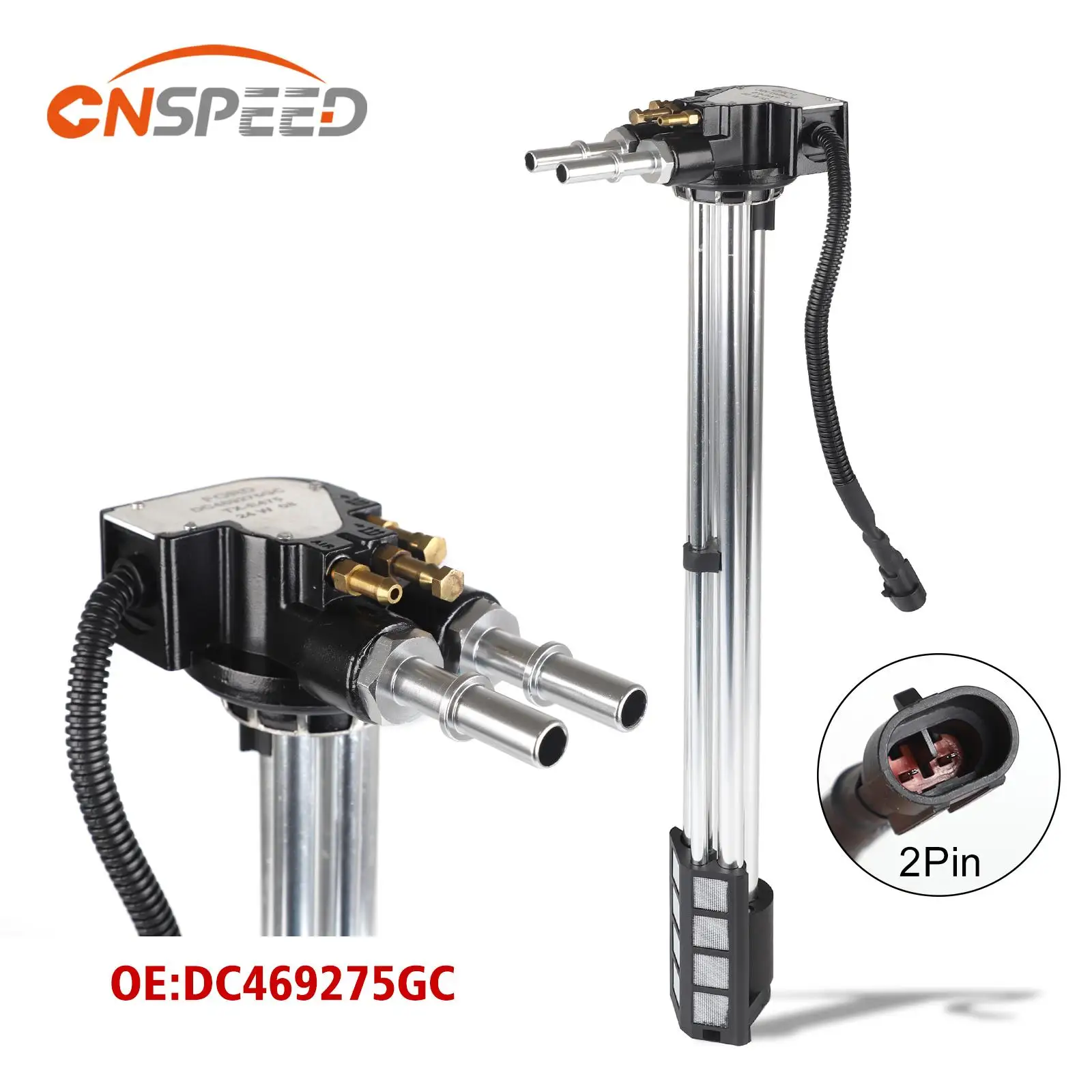 CNSPEED Aluminum Tube Length 475mm 2 Pin Fuel Tank Level Position Sensor  For Ford Trucks Fule Tank Oil Level Sensor DC469275GC