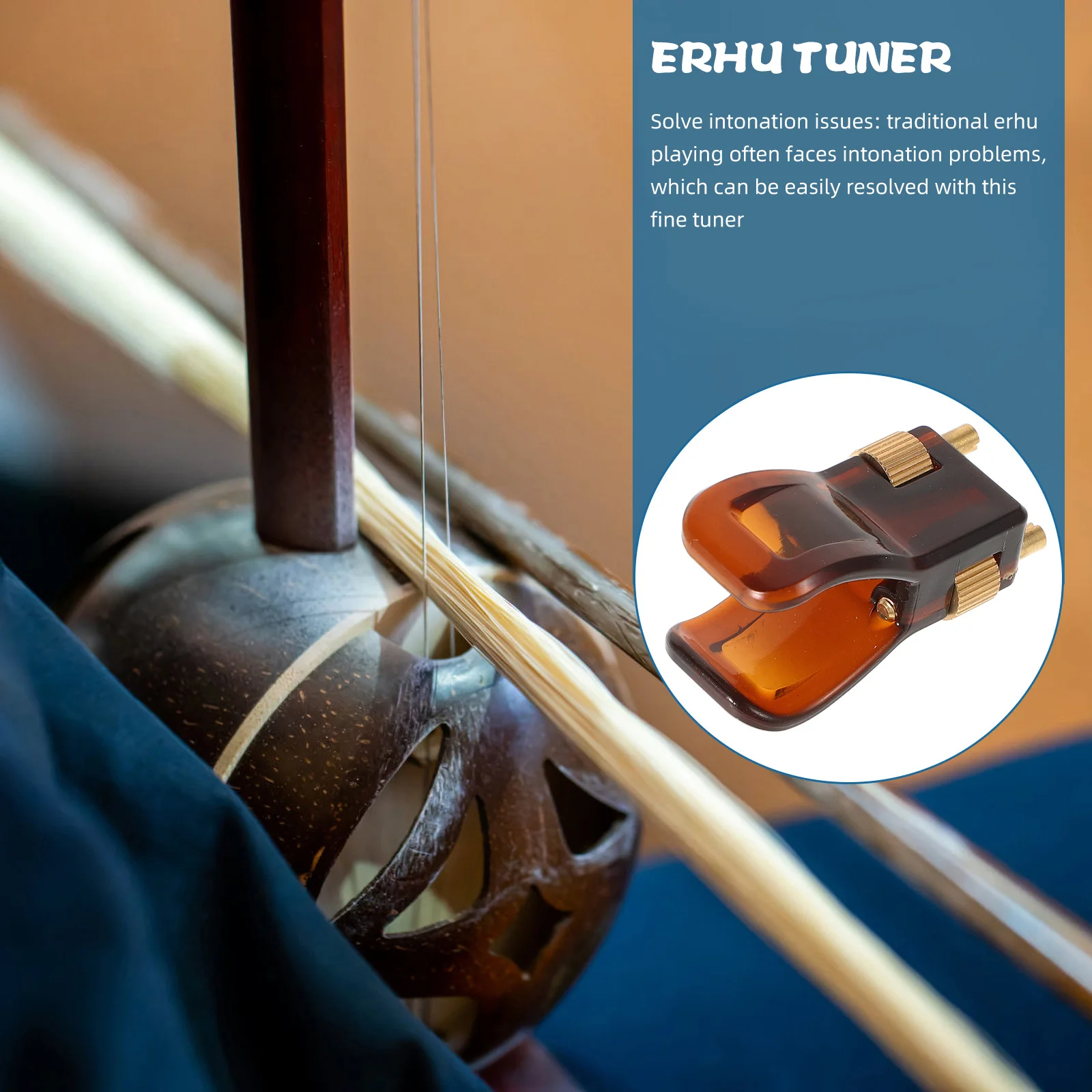 Erhu Fine Tuner Multifunctional Precise String Adjuster Replacement Accessory Erhu String Adjustment Tool Professional Beginner