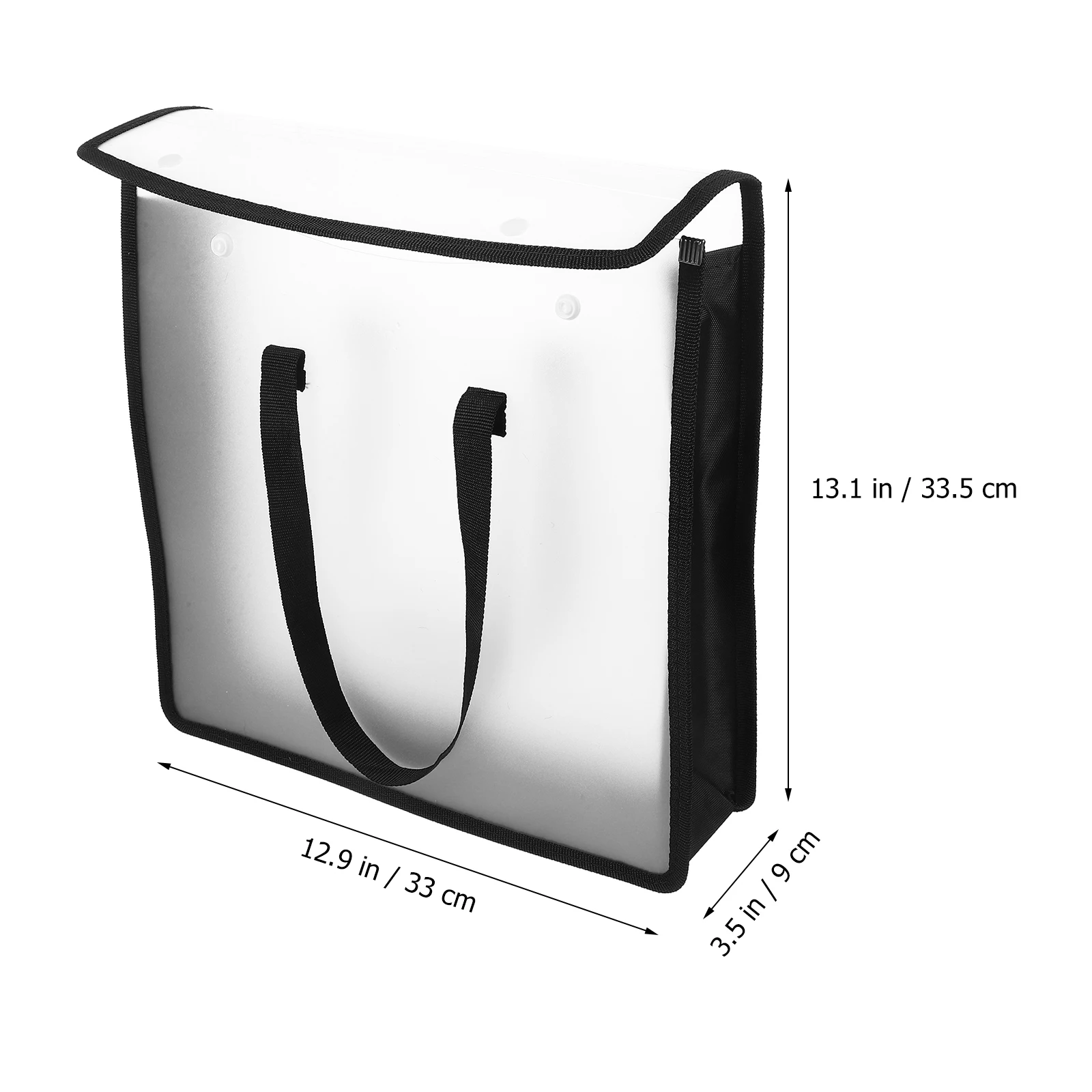 

Portable Document File Bag Office High-Capacity File Holder Files Organizer Pvc Waterproof Contract Storage Bag Tax Receipts