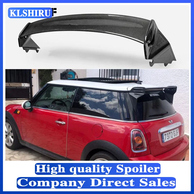 R56 JCW styl z włókna węglowego Spoiler dachowy do Mini Cooper Ver.2.11/2.12 2001-2008 rok akcesoria samochodowe skrzydło spoilera