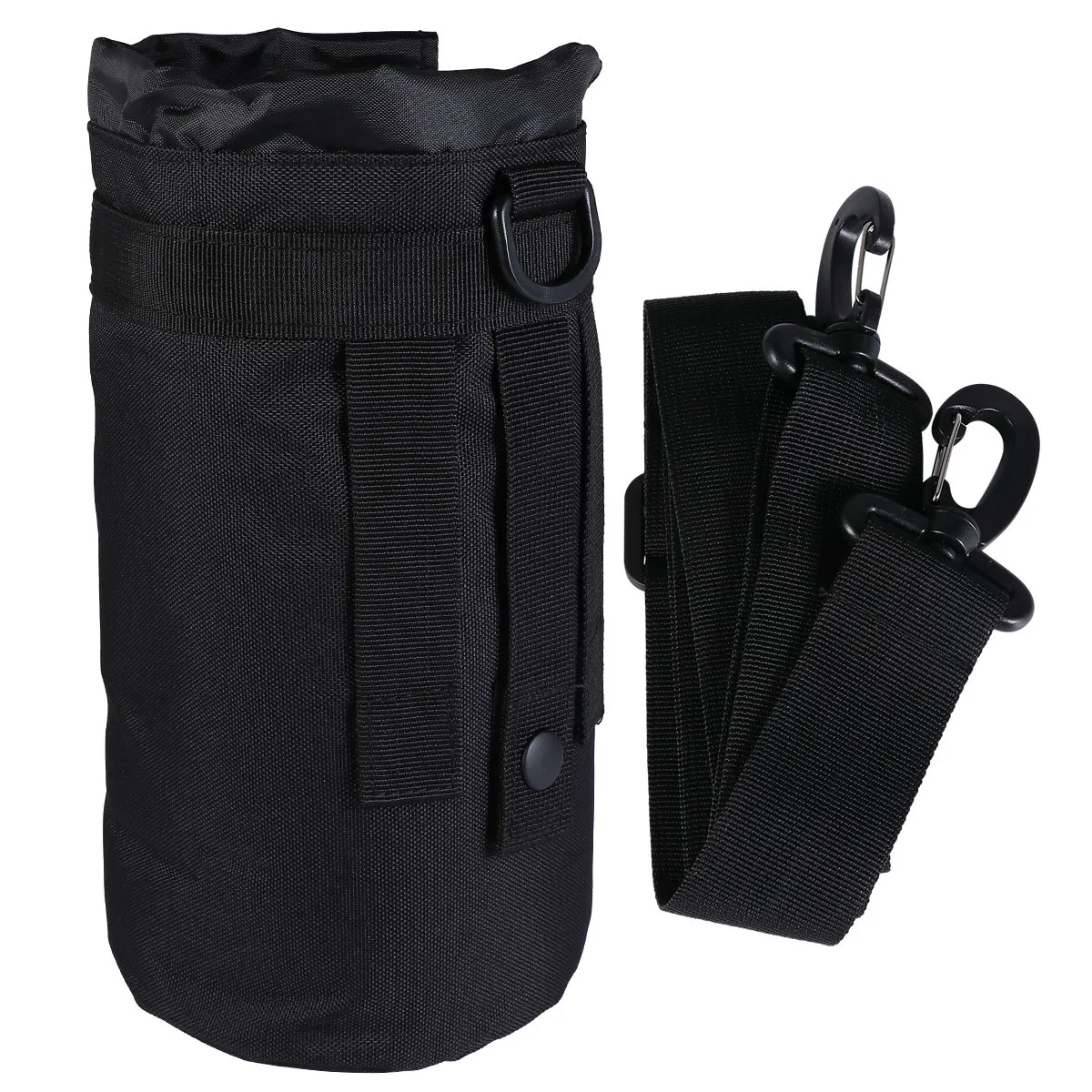 Soporte para botella de agua, cinturón con hebilla ajustable segura, compartimento espacioso, correa de fácil transporte para actividades al aire libre, senderismo, correr