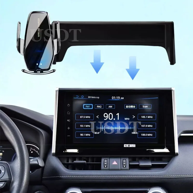 Fit for TOYOTA RAV4 RAV 4 XA50 8INCH 2024 2023 2022 2021 2020 Car Mobile Phone Holder GPS Navigation Base Charger Stand
