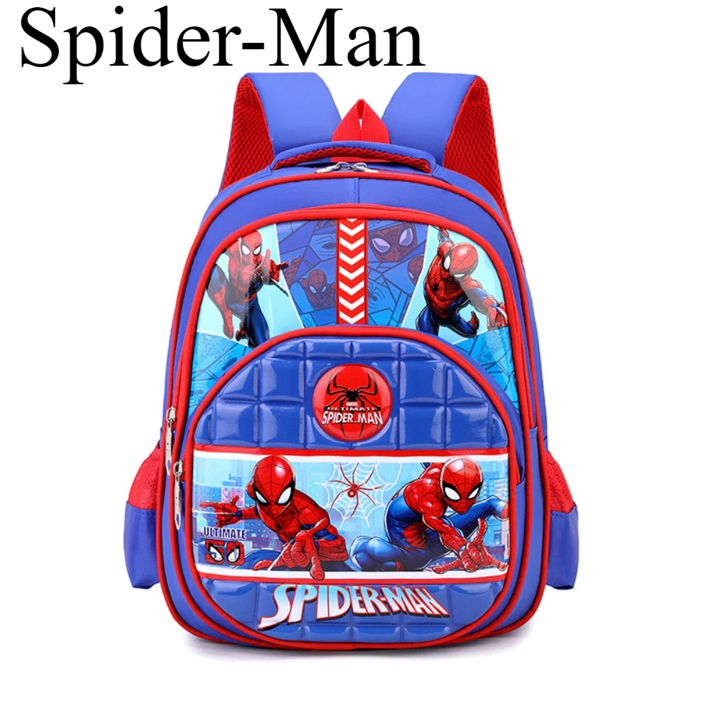 

Spider-Man 3D High-capacity Kids School Bag Cartoon Trendy Style Breathable Waterproof Wear-resistant Good-looking Backpack Gift