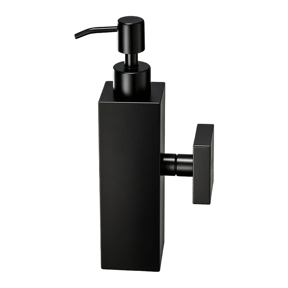 For Modern Home Decor Shower Gel Pump Kitchen Hand Soap Pump Sturdy Stainless Steel Holder Stainless Steel Soap