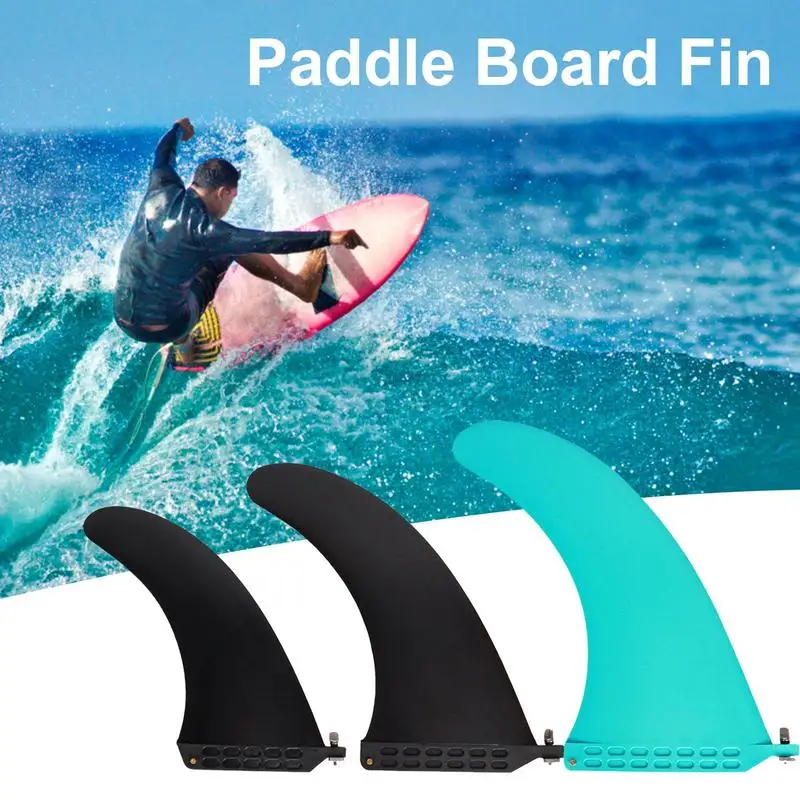 5/6/7 Inch Surf Fin SUPs Single Center Fin Nylon Long Board Surf Board Paddle Board With Fin Screw Surfing Sports Accessories