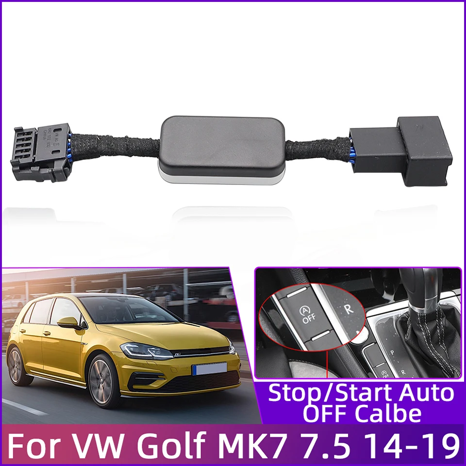 

Автоматическая остановка запуска двигателя для VW Golf 7 7,5 2014-2020, устройство выключения, Датчик управления, разъем, остановка, отменка, автозапчасти для замены