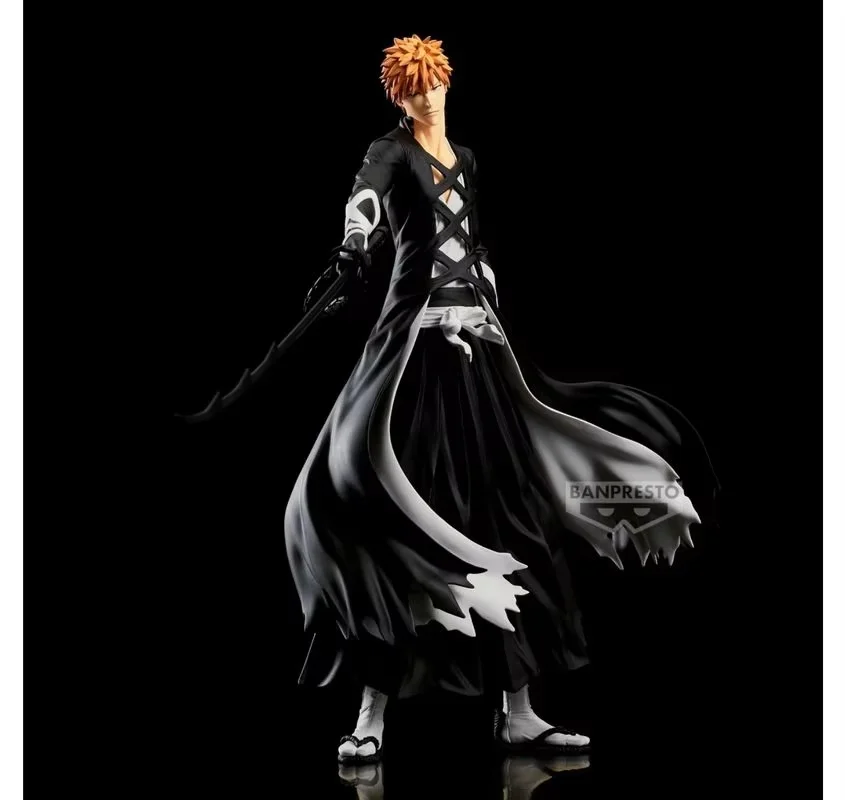 Bleach Maximatic Kurosaki Ichigo Figure Thousand Year Blood War Original Banpresto Pvc Statue Collection Model Toys Gift