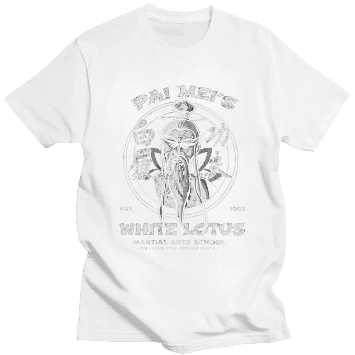 Pai Mei White Lotus Kill Bill T Shirt Women T-shirt Short Sleeves Hattori Hanzo Tshirt Tarantino Film Tee Top Clothing Gift